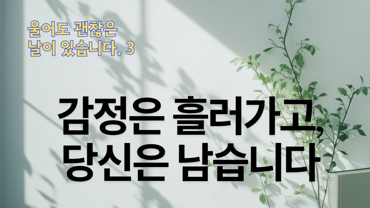 감정은 흘러가고, 당신은 남습니다 | 본문: 에베소서 4장 26~27절 / 로마서 8장 26절  | 이진욱 목사  | The 제자교회